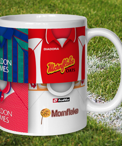 Alternative view of Crewe Alexandra Retro Shirt Montage Mug