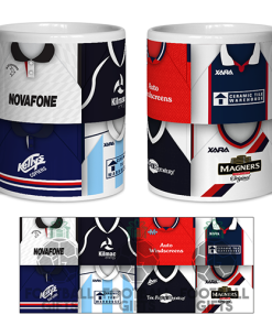 Dundee Retro Shirt Montage Mug