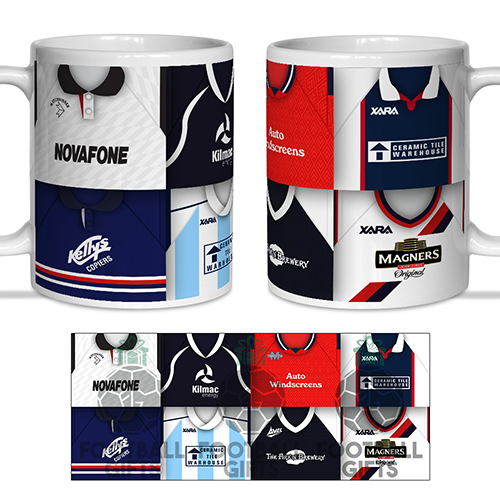 Dundee Retro Shirt Montage Mug