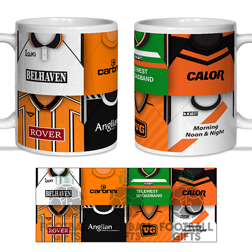 Dundee United Retro Shirt Montage Mug