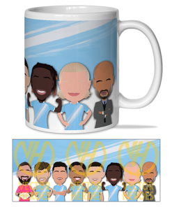 Man City Players Mug 2025-26 Vector Heroes
