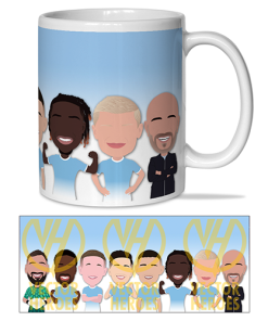 Man City Players Mug 2026-27 Vector Heroes