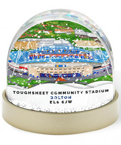 Bolton Around The Grounds Toughsheet Community Stadium Water Colour Snow Globe
