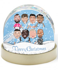 Man City 2025-26 Vector Heroes Snow Globe