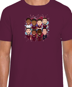 Villa 2026-27 Vector Heroes Burgundy T-Shirt