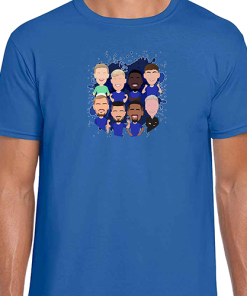Everton 2025-26 Vector Heroes Blue T-Shirt