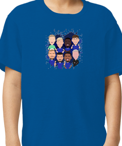 Alternative view of Everton 2025-26 Vector Heroes Blue T-Shirt