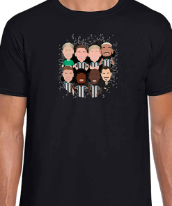 Newcastle 2026-27 Vector Heroes Black T-Shirt