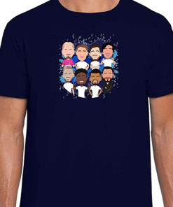 Spurs 2026-27 Vector Heroes Navy T-Shirt