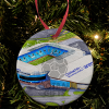 Coventry Around The Grounds Coventry Building Society Arena Water Colour Christmas Tree Decoration Bauble