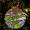 Exeter City Around The Grounds St James Park Stadium Water Colour Christmas Tree Decoration Bauble