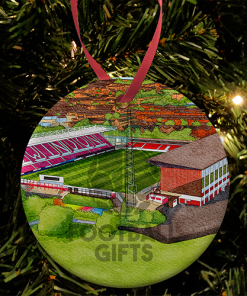 Swindon Town Around The Grounds County Ground Stadium Water Colour Christmas Tree Decoration Bauble