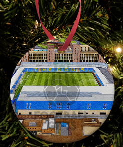 Wimbledon Around The Grounds Plough Lane Stadium Water Colour Christmas Tree Decoration Bauble