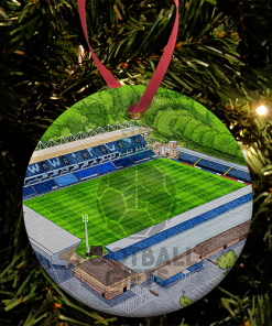 Wycombe Around The Grounds Adams Park Stadium Water Colour Christmas Tree Decoration Bauble