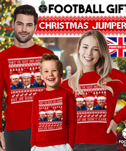 Alternative view of They've Got No Hair But We Don't Care Dyche Woan & Stone Christmas Jumper Forest