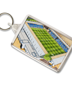 Colchester United Around The Grounds JobServe Community Stadium Water Colour Keyring