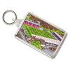 Exeter City Around The Grounds St James Park Stadium Water Colour Keyring