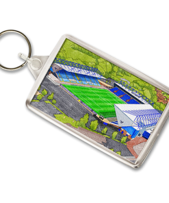 Oxford United Around The Grounds Kassam Stadium Water Colour Keyring