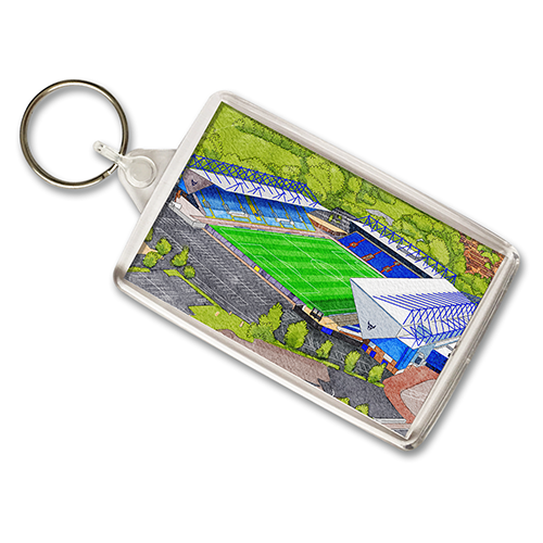 Oxford United Around The Grounds Kassam Stadium Water Colour Keyring