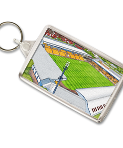Port Vale Around The Grounds Vale Park Stadium Water Colour Keyring