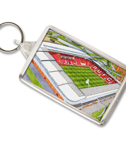 Rotherham Utd Around The Grounds New York Stadium Water Colour Keyring