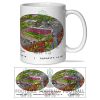 Crewe Alexandra Around The Grounds The Mornflake Stadium Water Colour Mug Cup