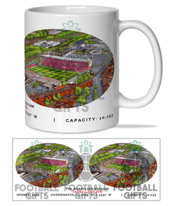 Crewe Alexandra Around The Grounds The Mornflake Stadium Water Colour Mug Cup