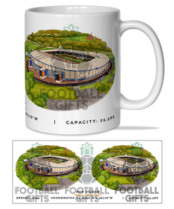 Hull City Around The Grounds MKM Stadium Water Colour Mug Cup