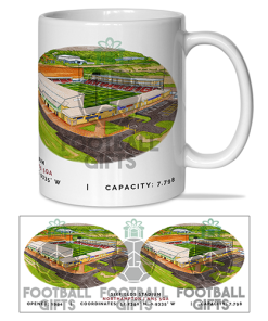 Northampton Town Around The Grounds Sixfields Stadium Water Colour Mug Cup