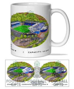 Oxford United Around The Grounds Kassam Stadium Water Colour Mug Cup