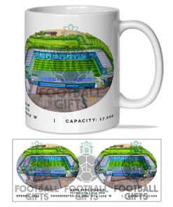 Plymouth Argyle Around The Grounds Home Park Stadium Water Colour Mug Cup