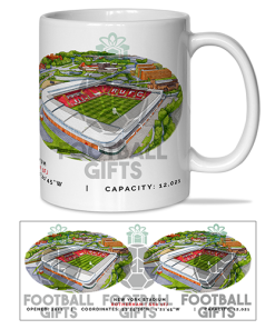 Rotherham Utd Around The Grounds New York Stadium Water Colour Mug Cup