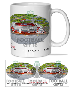 Stoke City Around The Grounds Britannia Stadium Water Colour Mug Cup