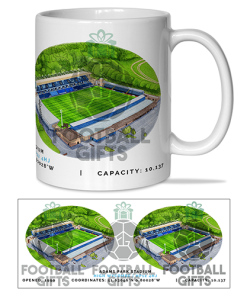 Wycombe Around The Grounds Adams Park Stadium Water Colour Mug Cup