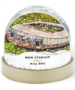 Hull City Around The Grounds MKM Stadium Water Colour Snow Globe