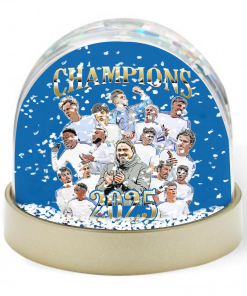Leeds Utd Champions 2024-25 Snow Globe