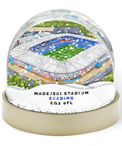 Reading Around The Grounds Madejski Stadium Water Colour Snow Globe