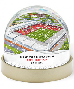 Rotherham Utd Around The Grounds New York Stadium Water Colour Snow Globe