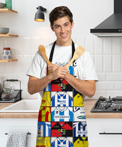 Colchester United Retro Shirts Montage Apron Classic Kits