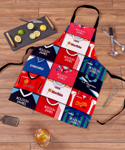 Alternative view of Crewe Alexandra Retro Shirts Montage Apron Classic Kits