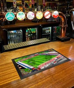 Alternative view of Accrington Stanley Around The Grounds Wham Stadium Water Colour Bar Runner Mat