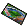 Oldham Athletic Around The Grounds Boundary Park Stadium Water Colour Bar Runner Mat