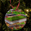 Cheltenham Town Around The Grounds EV Charger Points Stadium Water Colour Christmas Tree Decoration Bauble