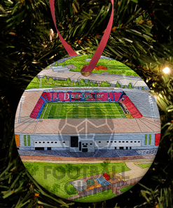 Doncaster Rovers Around The Grounds Eco-Power Stadium Water Colour Christmas Tree Decoration Bauble