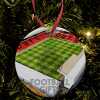 Dundee United Around The Grounds Tannadice Park Stadium Water Colour Christmas Tree Decoration Bauble