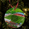 Fleetwood Town Around The Grounds Highbury Stadium Water Colour Christmas Tree Decoration Bauble
