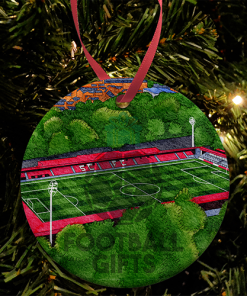 Salford City Around The Grounds Peninsula Stadium Water Colour Christmas Tree Decoration Bauble