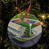 St Johnstone Around The Grounds McDiarmid Park Stadium Water Colour Christmas Tree Decoration Bauble