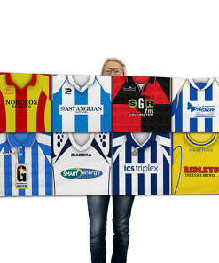 Alternative view of Colchester Utd Classic Kits Montage Retro Shirt Beach Towel