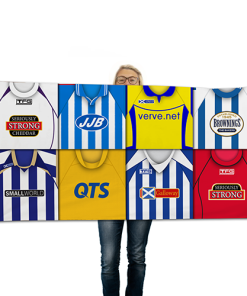 Alternative view of Kilmarnock Classic Kits Montage Retro Shirt Beach Towel